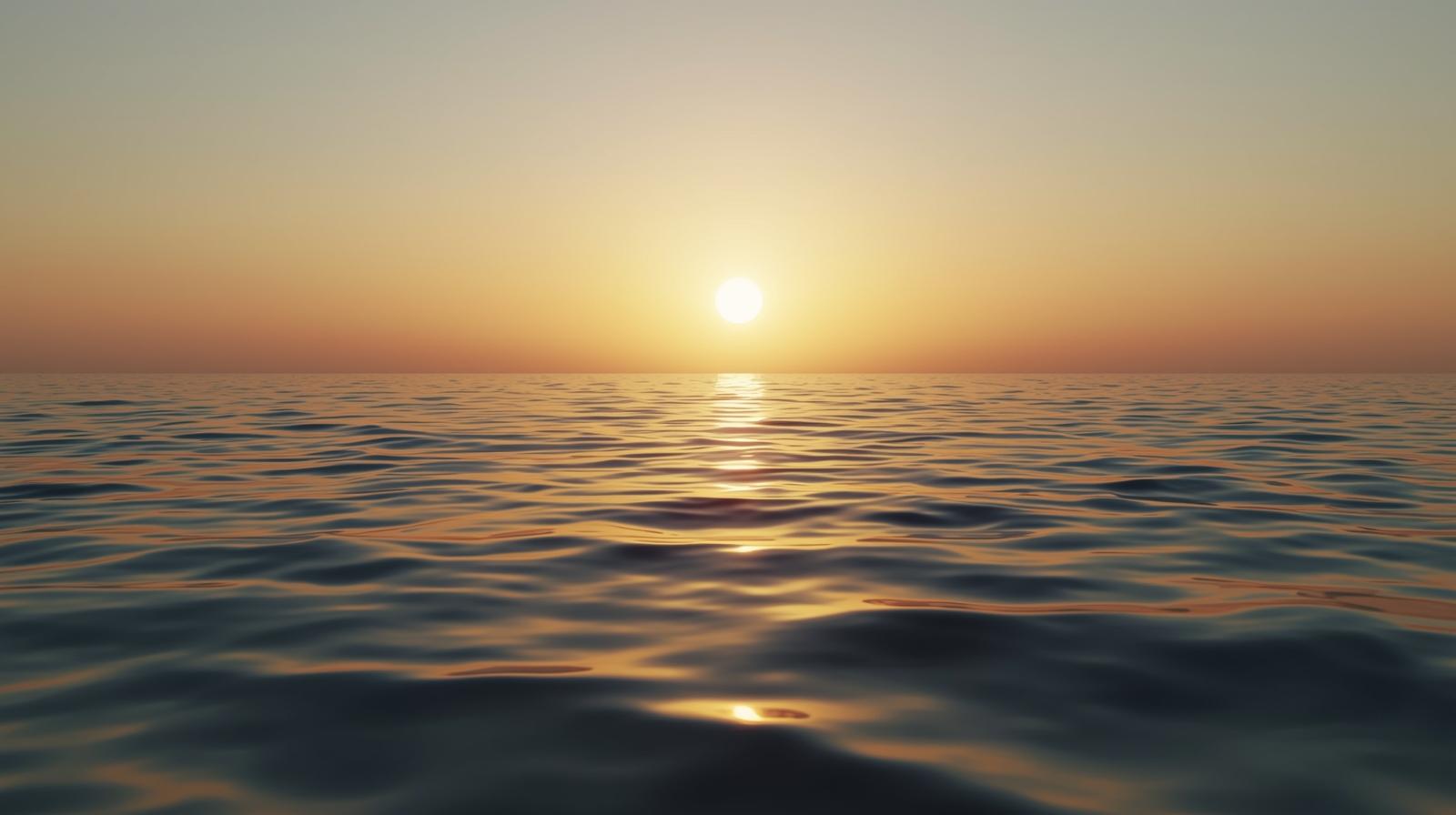 Sunset at the beach representing a fresh start